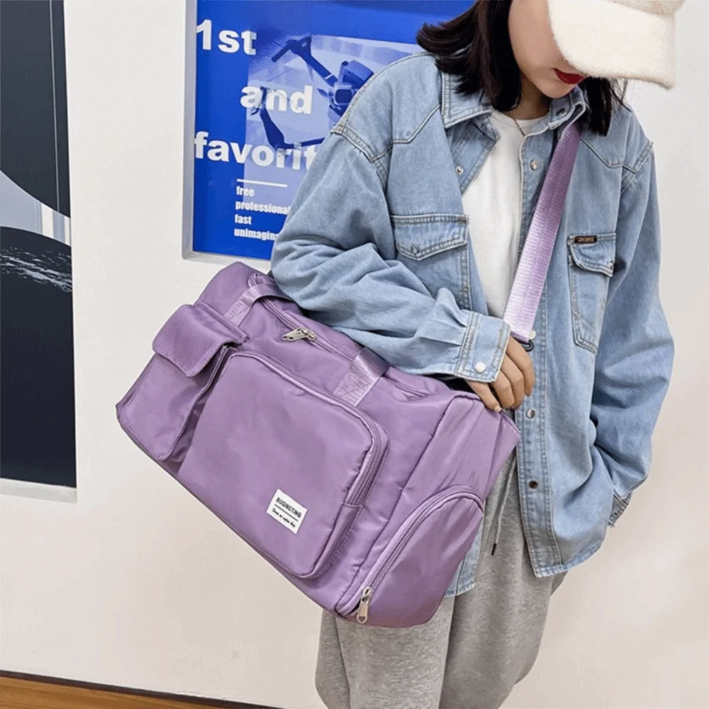 

Оксфордская дорожная сумка для багажа, складная нейлоновая спортивная сумка на короткие расстояния с отделением для обуви, прочная сумка большой вместимости для фитнеса