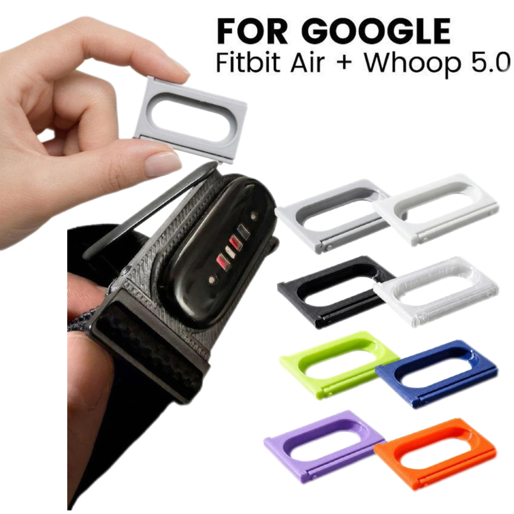 2026 New Brand Creative Durable Conversion Adapter Bracket Watch Strap Smart Watch Accessories For Google Fitbit Air + Whoop 5.0