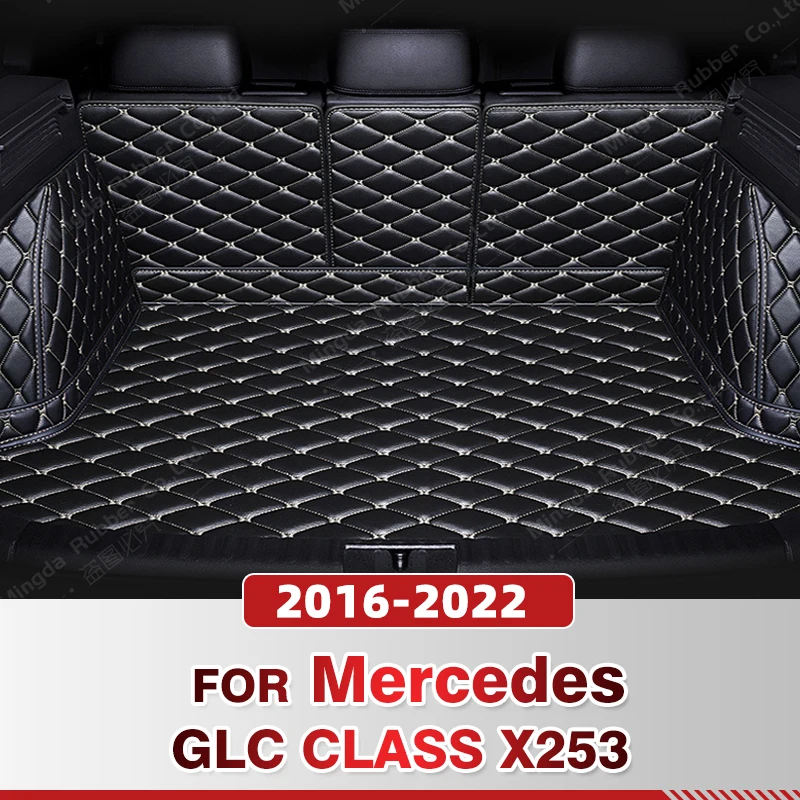 For Mercedes Benz GLC Class X253 2016-2022 2021 2020 2019 18 17 Auto Full Coverage Trunk Mat Car Cover Pad Interior Accessories