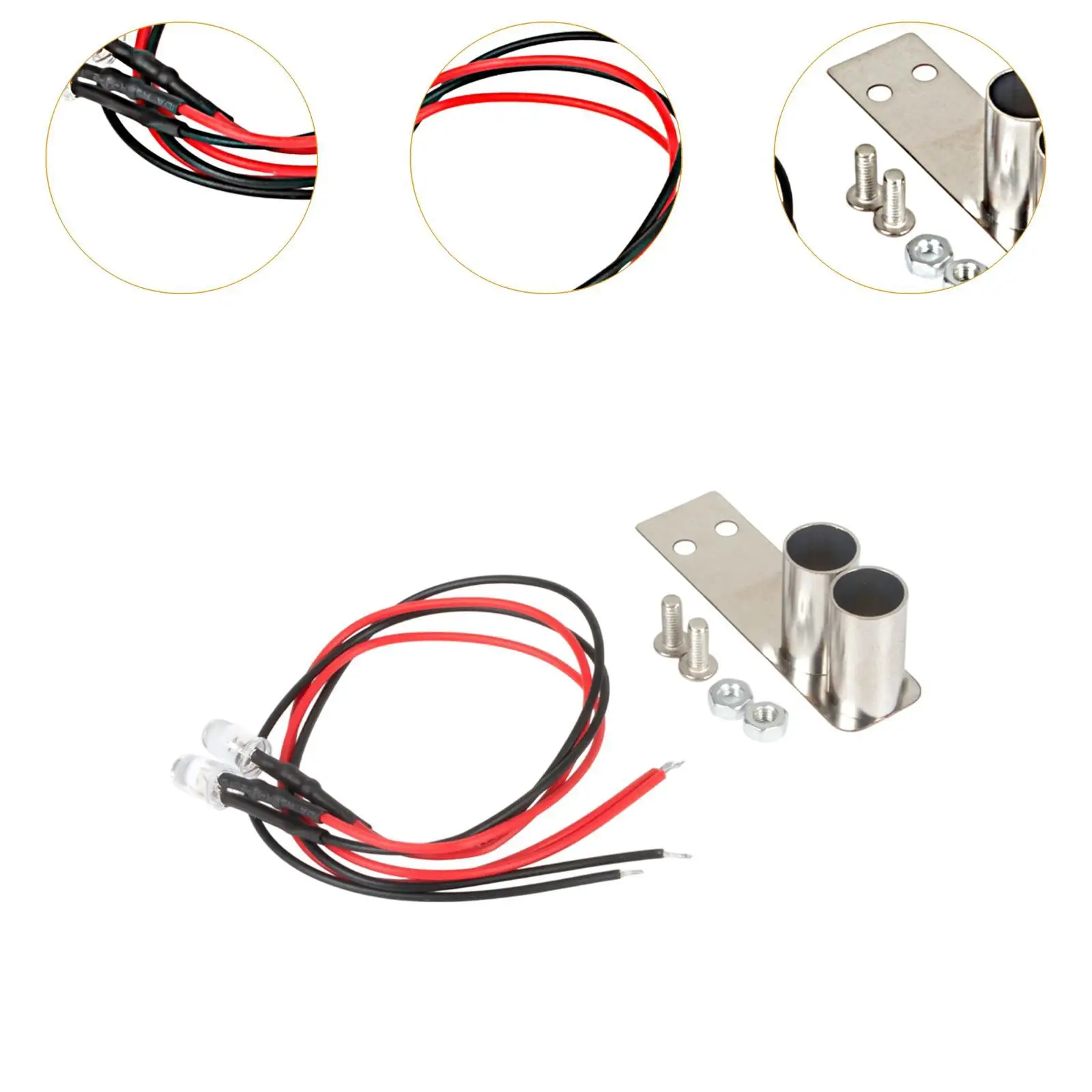 Tubo de escape de simulación de coche RC, modificación a escala 1/10 para vehículos y camiones