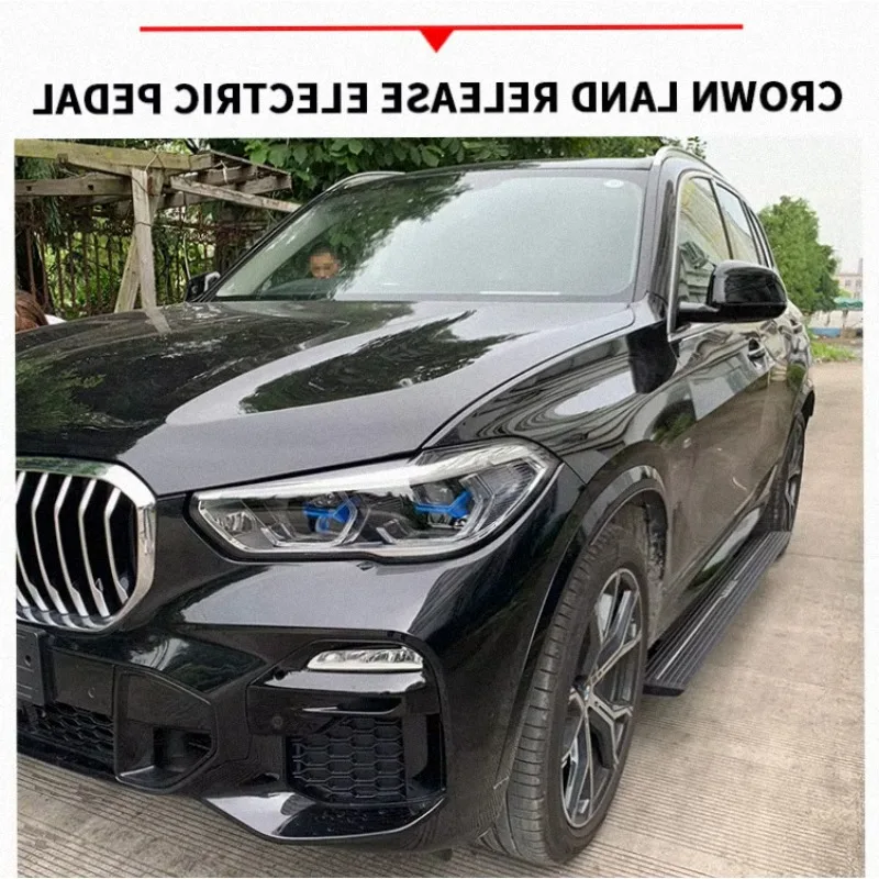 Electric Side Steps & Running Board Type a for X6 F16 (2015-2019)-Aluminum Alloy Material Model No. 2568124 AKM Brand