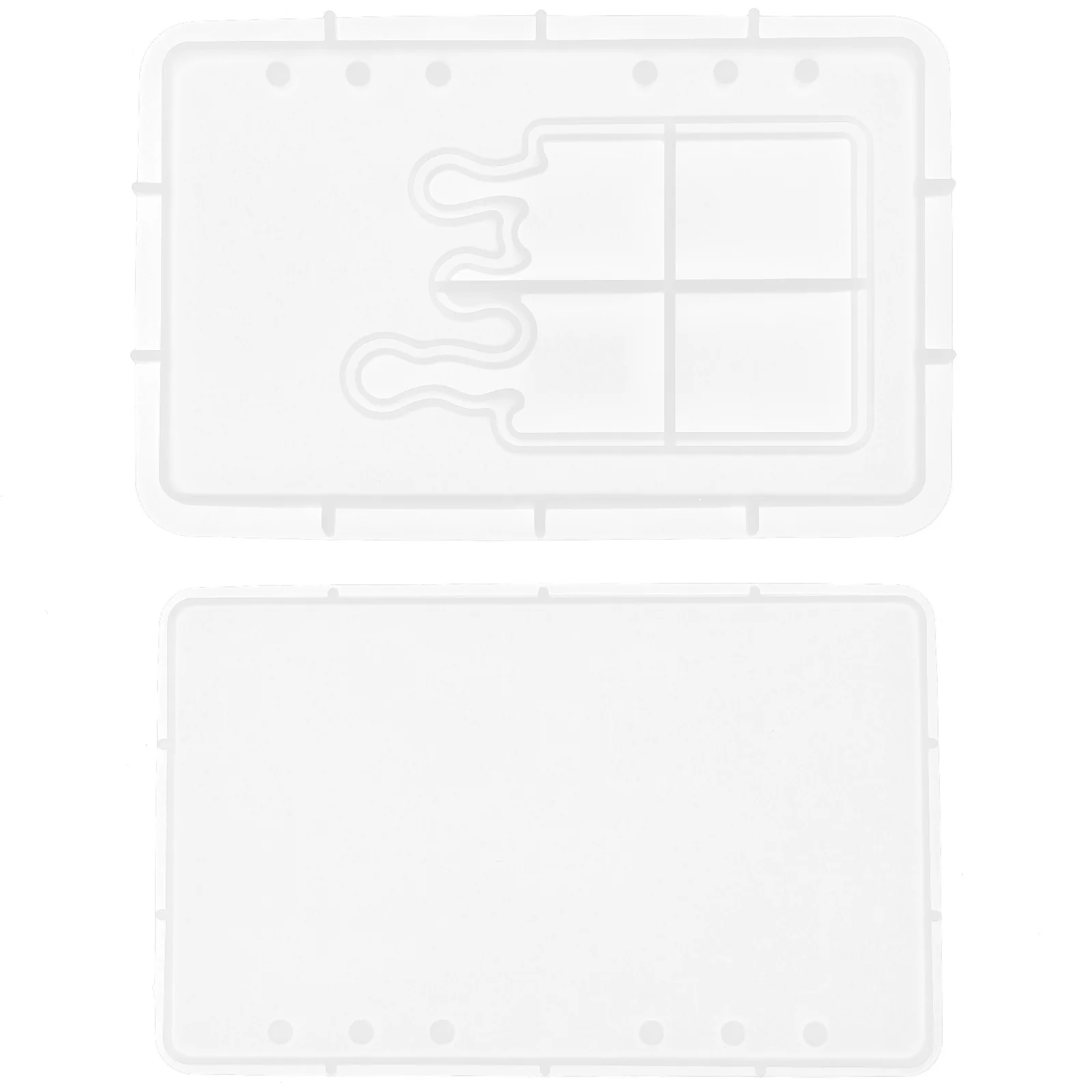 

1Set Ice Cream Mold Easy Use Silicone Crafting Mold for Epoxy DIY Notebook Cover Binder Shell Bookmark Craft Kit Beginners