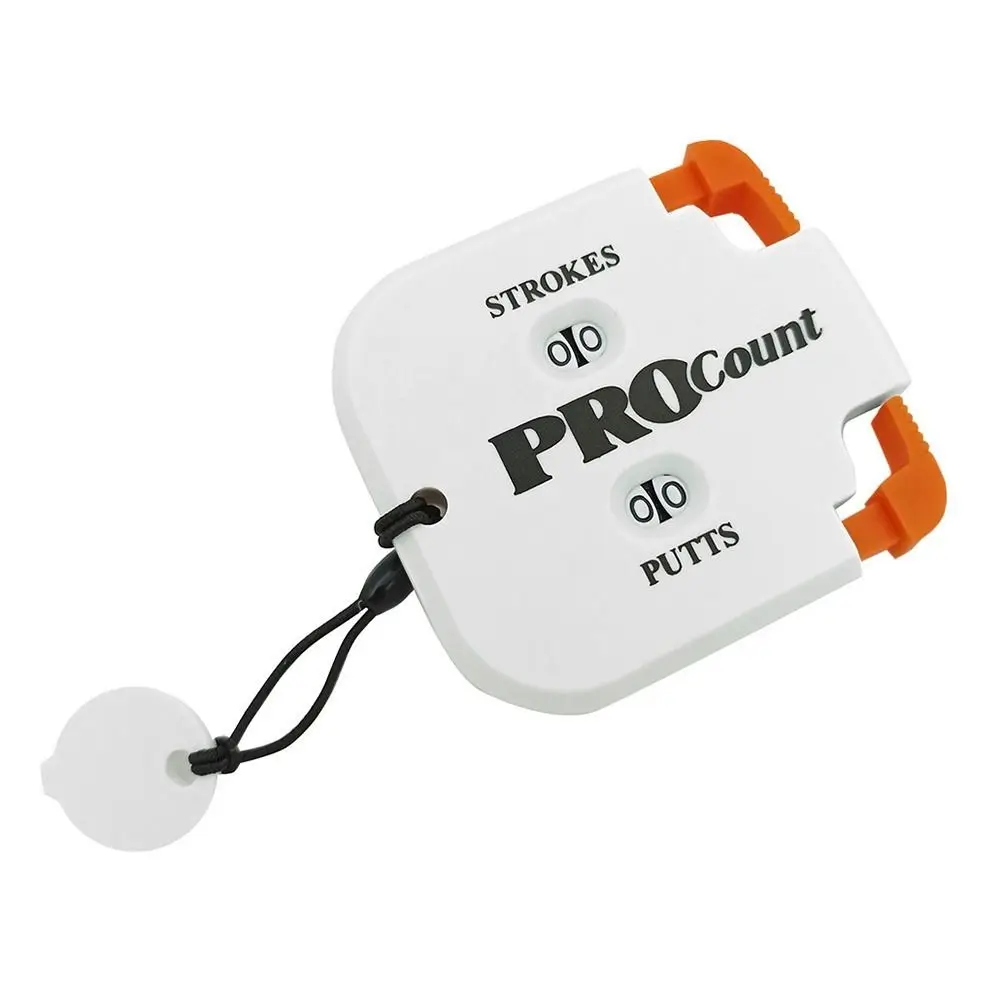 Golf Accessories Golf Scorer Two Digits Scoring Keeper Golf Count With Keychain Golf Shot Count Stroke Putt Score Counter
