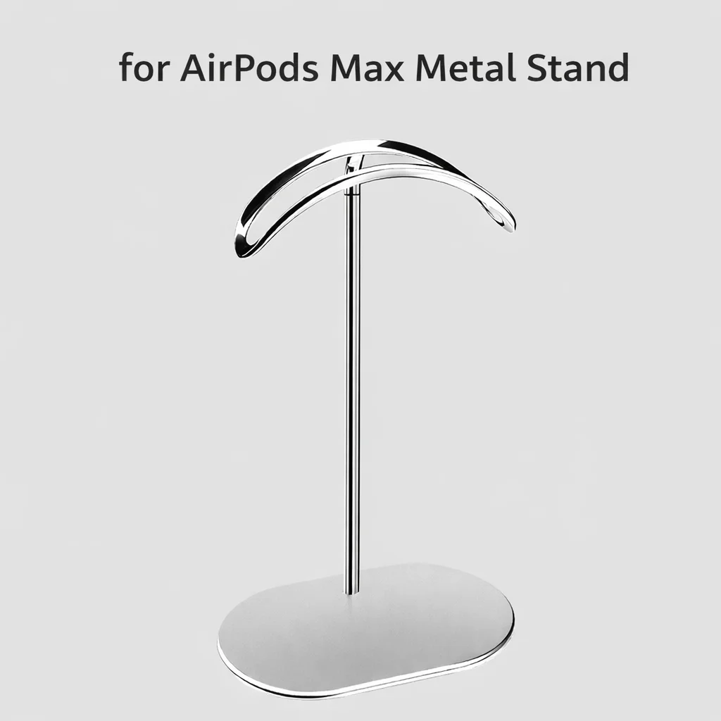 

Подставка для наушников AirPods Max, металлический держатель для гарнитуры, настольная алюминиевая подставка, устойчивая основа, вешалка для наушников