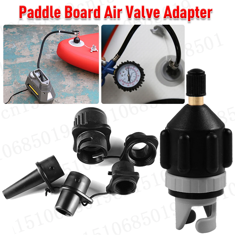 

1 комплект адаптера воздушного клапана для лодки для SUP-доски, адаптер для надувного насоса, лодка-весло для каяка, воздушный клапан, разъем насоса, шина, воздушный компресс