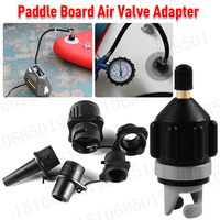 1set Boat Air Valve Adaptor  for SUP Board Inflatable Pump Adapter Paddle Boat for Kayak Air Valve Pump Connector Tire Air Compr