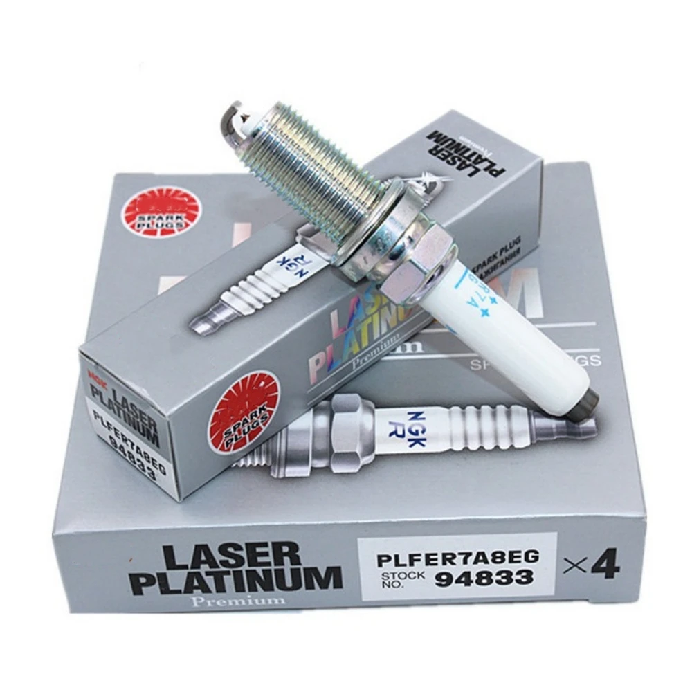 4-6pcs Brand New Laser Dual Platinuim Spark Plugs PLFER7A8EG 94833 for 06K905611C 06K905601B