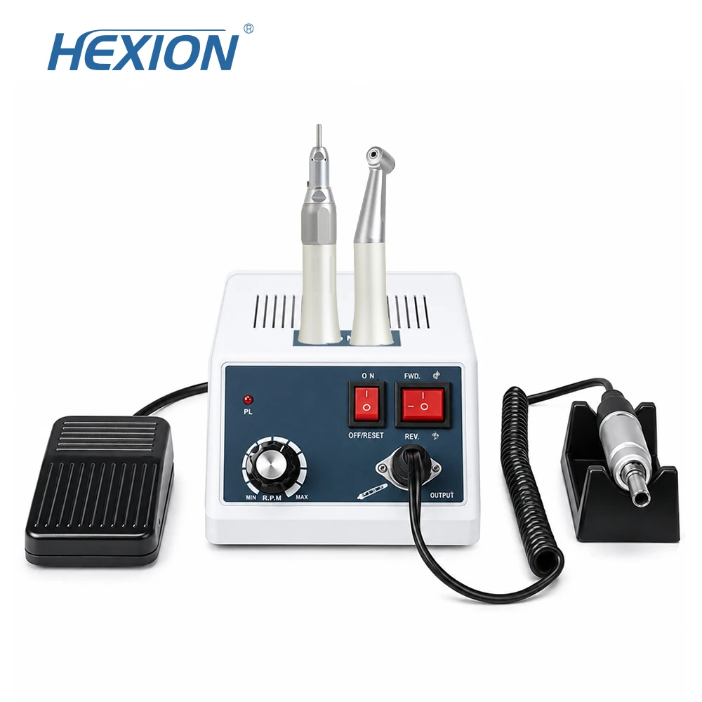 Schauen Sie hier, 50 % Rabatt! Dies ist das Mikromotor-Set, nach dem Sie gesucht haben: Dental E-Typ Mikromotor – 35.000 U/min, Niedriggeschwindigkeits-Handstück-Set – Detail 1