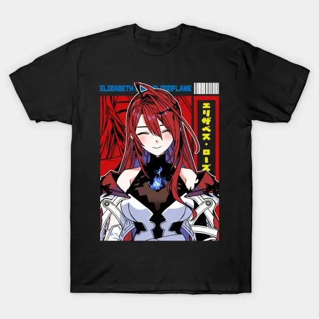 Elizabeth Rose Bloodflame - Justice T-Shirt 100% Cotton Streetwear High Quality New Fashion Top Tees