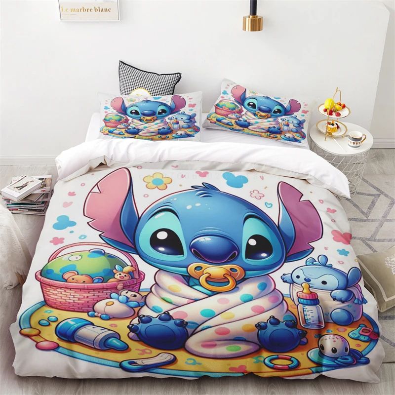 Duvet Cover Stitch Fire Cloud Teen Boy Girl Room Decoration Single Double Bed Size One Quilt Cover Two Pillowcases with Zipper