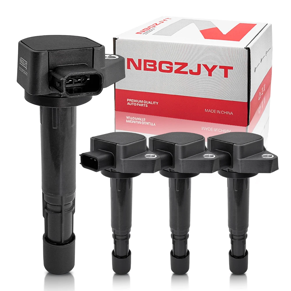 4 Bobinas de Encendido 30520PGKA01 para Honda Accord 3.0L 2000-2007, Civic 1.7L 01-05, Odyssey, Pilot, Ridgeline, Acura CL, EL, MDX, RL, TL, UF400