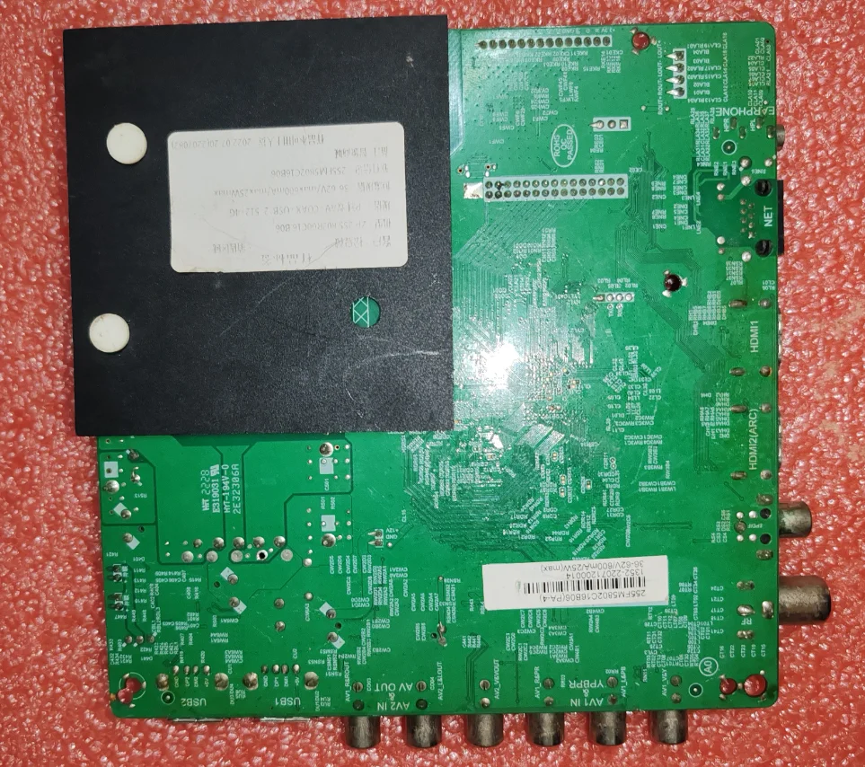 Placa base de TV de red WiFi tres en uno, foto física, probada para 36-62v, 600Ma, 25w (máx.), ZP.255.802R00