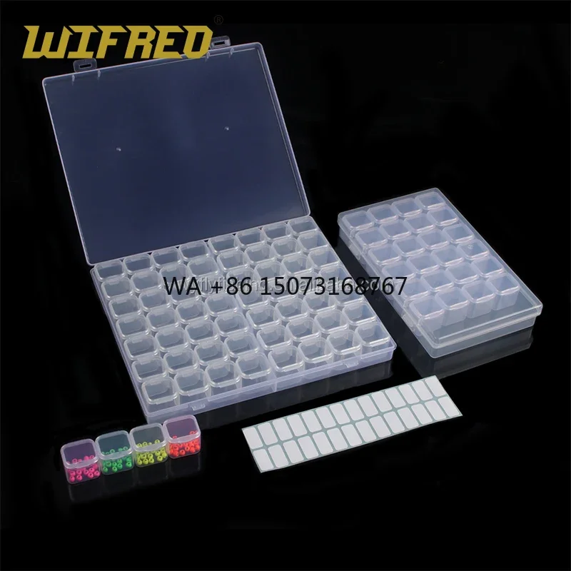 

28/56 сеток для завязывания мушек, латунные бусины, коробка для сбора алмазной живописи, рыболовные аксессуары, контейнеры для хранения, коробка, пластиковый чехол для мух