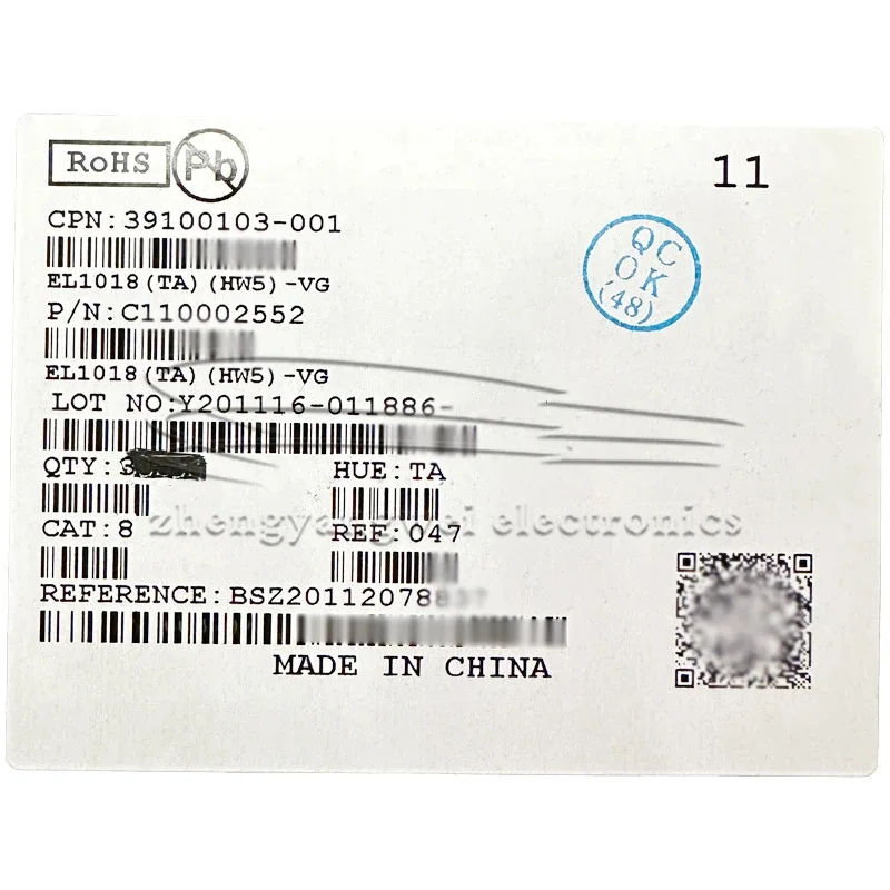 Tensão de isolamento de entrada DC (rms): 5000V Fototransistor Fotocoupler EL1018(TA)-VG SOP-4-2.54mm 20PCS EL1018