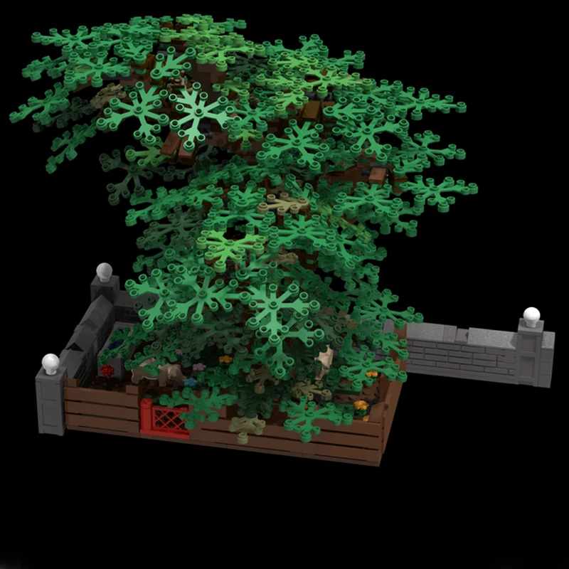 

831 шт. MOC, большая диорама, пигрийские строительные блоки, рождественский подарок, креативная ручная работа, сделай сам, идеально подходит для энтузиастов