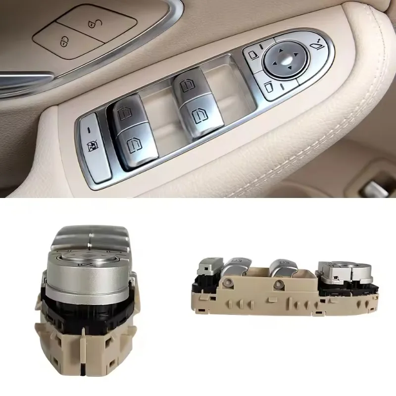 Car Electric Power Window Switch For Mercedes W205 W253 W213 For Benz C E GLC Class 2015-2021 C200 E260 E300 GLC300 2059056811