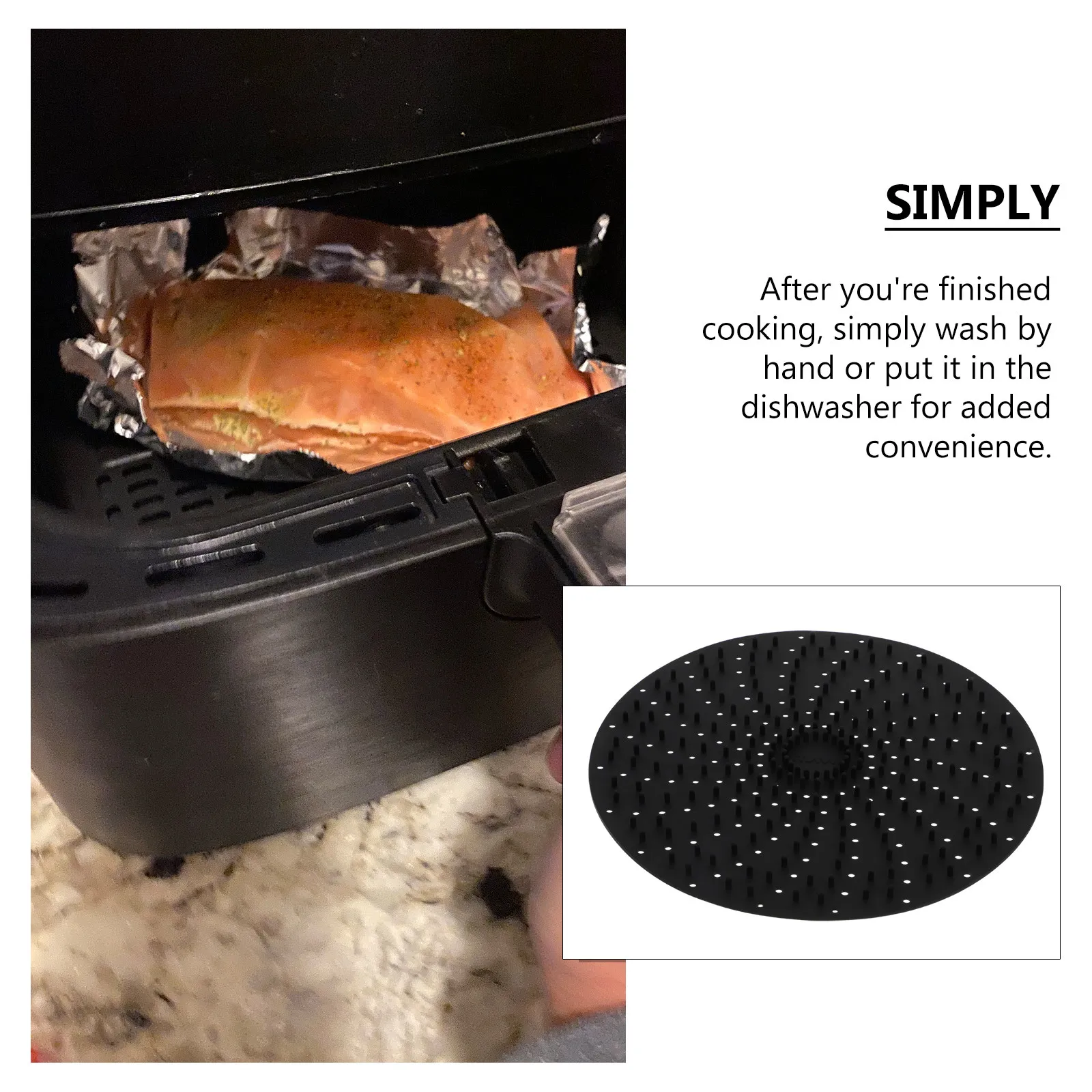 Silicone Air Fryer Mat Reusabl - Air Fryer Accessories ulasan dan harga