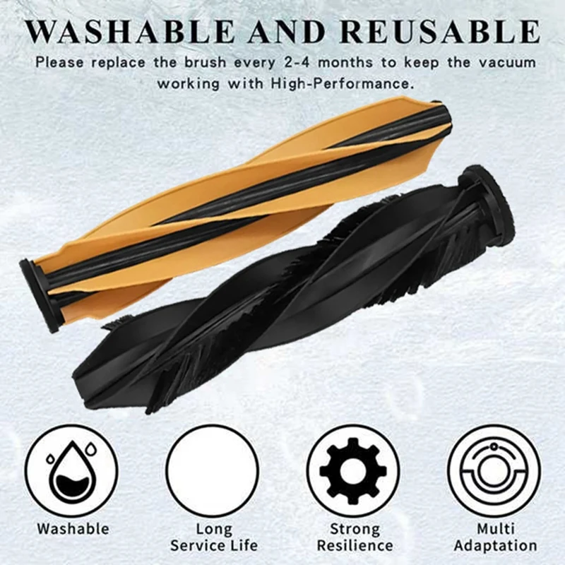 36PCS Kit di accessori per Dreame X50 Ultra / S40 Enhanced Edition Accessori per aspirapolvere Spazzola laterale principale Filtro Mop Sacchetto per la polvere