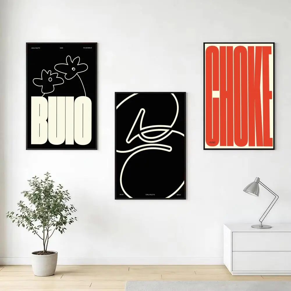 Japandi style Carla Palette Poster Aesthetic Wall Art Canvas Poster Room Decoration Items Bedroom Decor