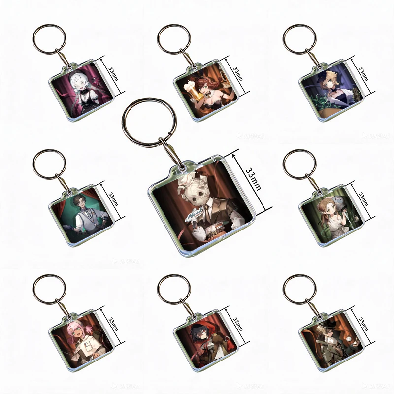 Reverse 1999 Anime Game Chibi Acrylic Keychain Handmade Hanging for Clothes Backpack Decoration Accessories Gifts with Friends