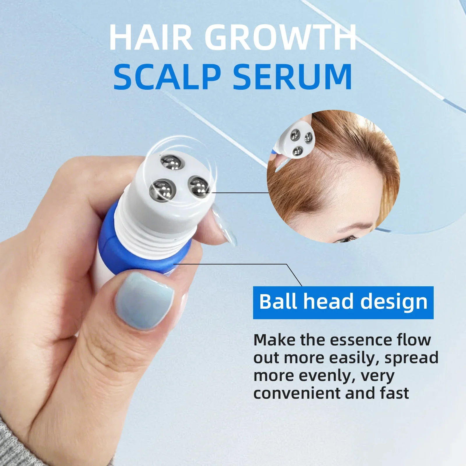 Scalp Nourishment Serum Hydrolyzed Keratin Hydrating Hair Plant Extracts Reduces Hair Shedding Nourishes Follicles Hair Care