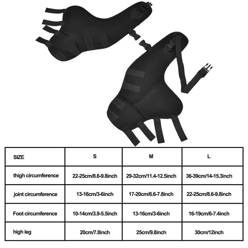 Imagem -06 - Perna do Cão Cintas para a Perna Traseira do Cão de Estimação Ajustável Pernas Protetor Apoiador do Cão de Estimação Apoio para Lesão e Ferida