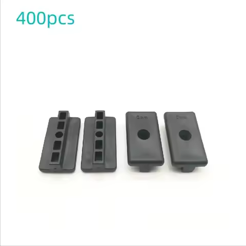 New 400Pcs Composite Deck Clip Hidden Fixings Plastic T 40 5.5 7 WPC Decking Outdoor Floor Clips