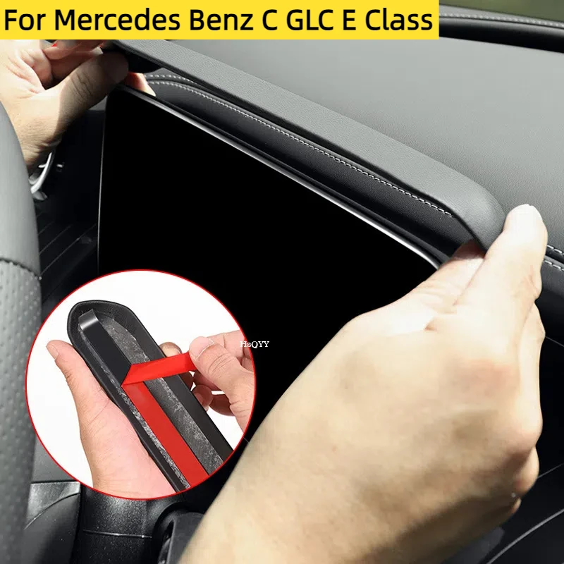 لمرسيدس بنز C GLC E الفئة W206 X254 W214 لوحة سيارة الملاحة شاشة التظليل الشمس الظل مجلس تعديل الملحقات