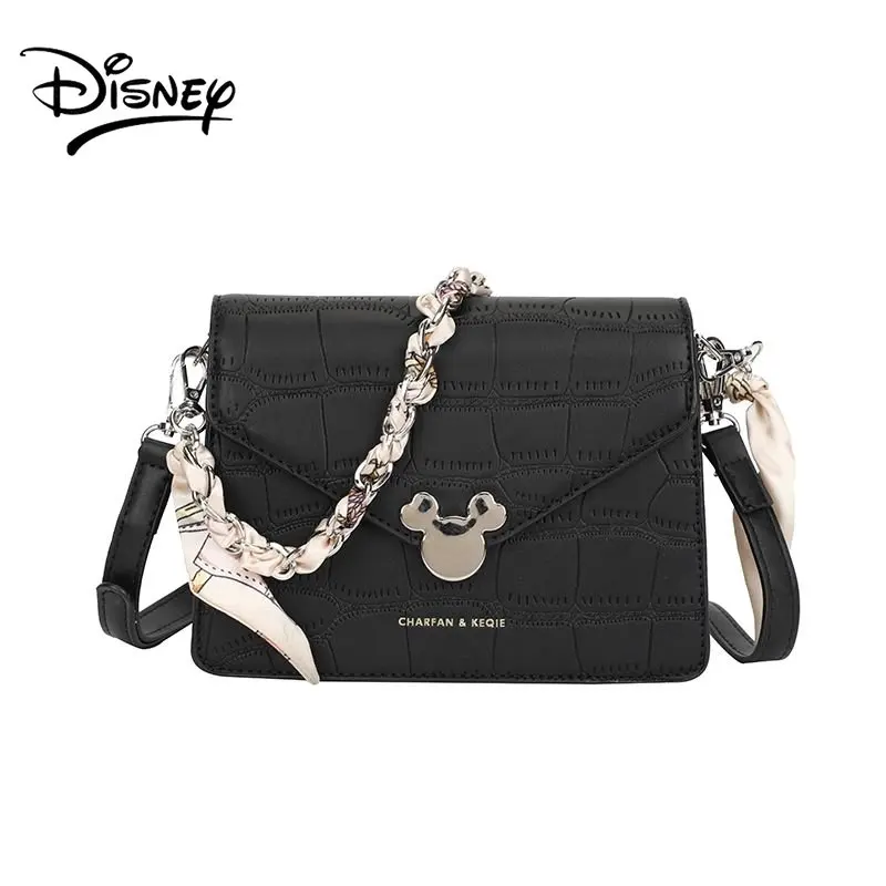 

Disney Women's Pony Mouse One Shoulder Bag with Chain Adjustable Long Shoulder Belt for Girl Birthday Gift High Quality Wallet