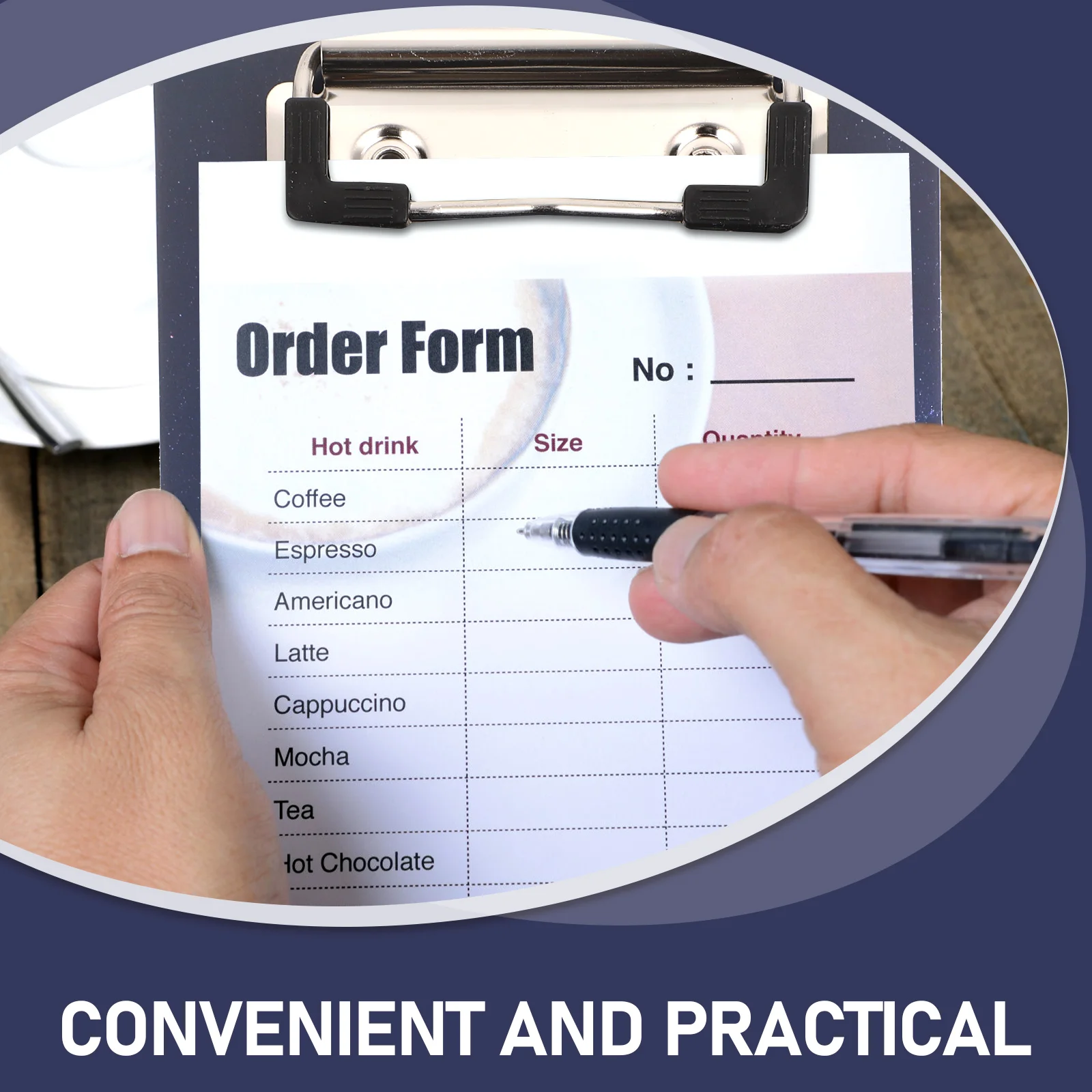 

2pcs Writing Pad Thickened Document Organizer Portable Office Supply For School Home Conference Clipboards Recording