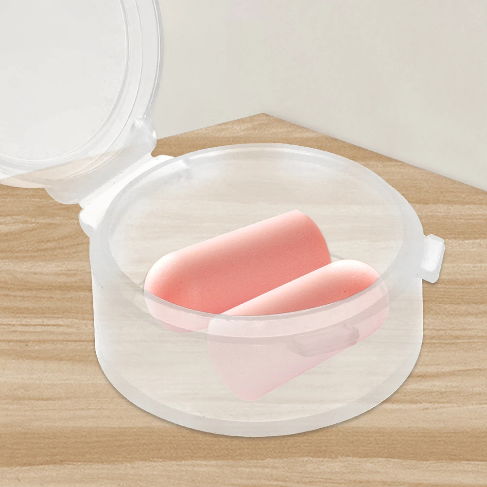 

15 Pcs Earplug Storage Box Clear Plastic Containers Round Large Capacity Jewelry Case Small Boxes With Lids Organizer