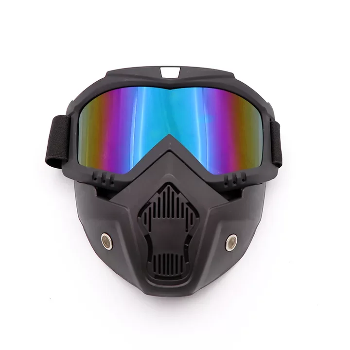 Schutzbrille mit vollem Gesicht, HD-Transparent, beschlagfrei, sanddicht, Schutzbrille für Elektroschweißen, vielseitige, atmungsaktive, winddichte Maske
