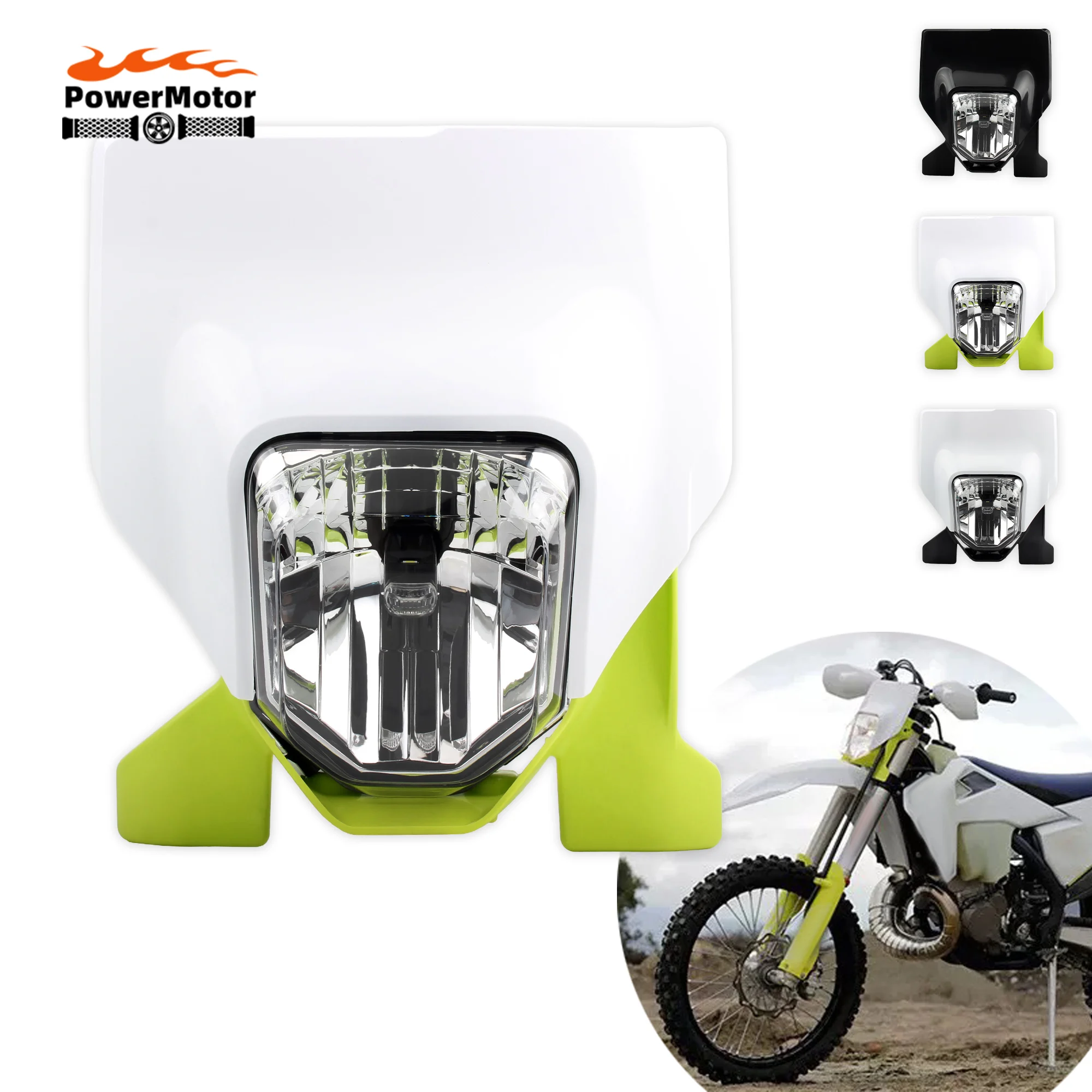 2024 For Husqvarna 701 Motorcycle LED Headlight TE 250i TE300i FE250 FC450 TC 125 300i Motocross Headlamp Dirtbike Enduro