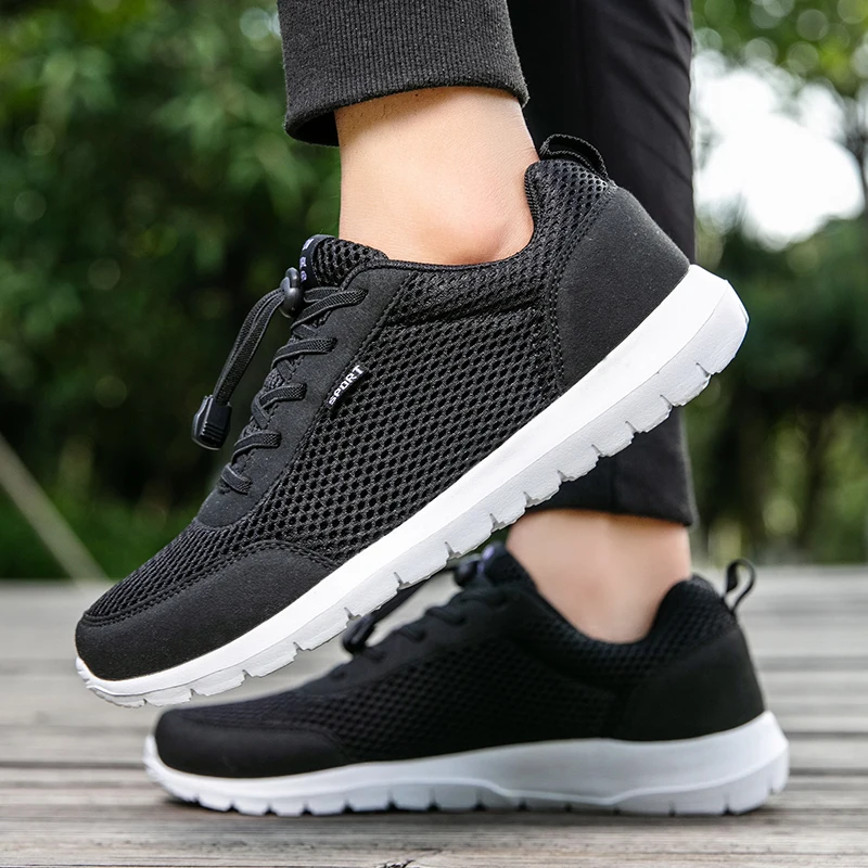 

Летняя повседневная обувь, мужские кроссовки, новинка 2025 года, мужская обувь на плоской подошве, дышащая обувь больших размеров