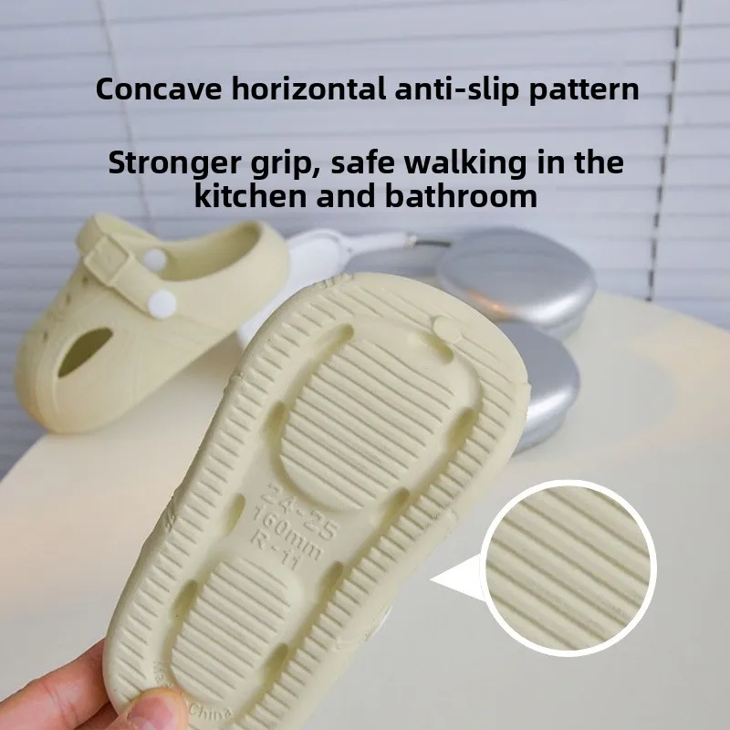 2026 Kids Sandals Hole Children's Shoes Slippers Soft Anti-Skid Simple DIY Design Hole Baby Shoes Sandy Beach For Boys Girls - view 3