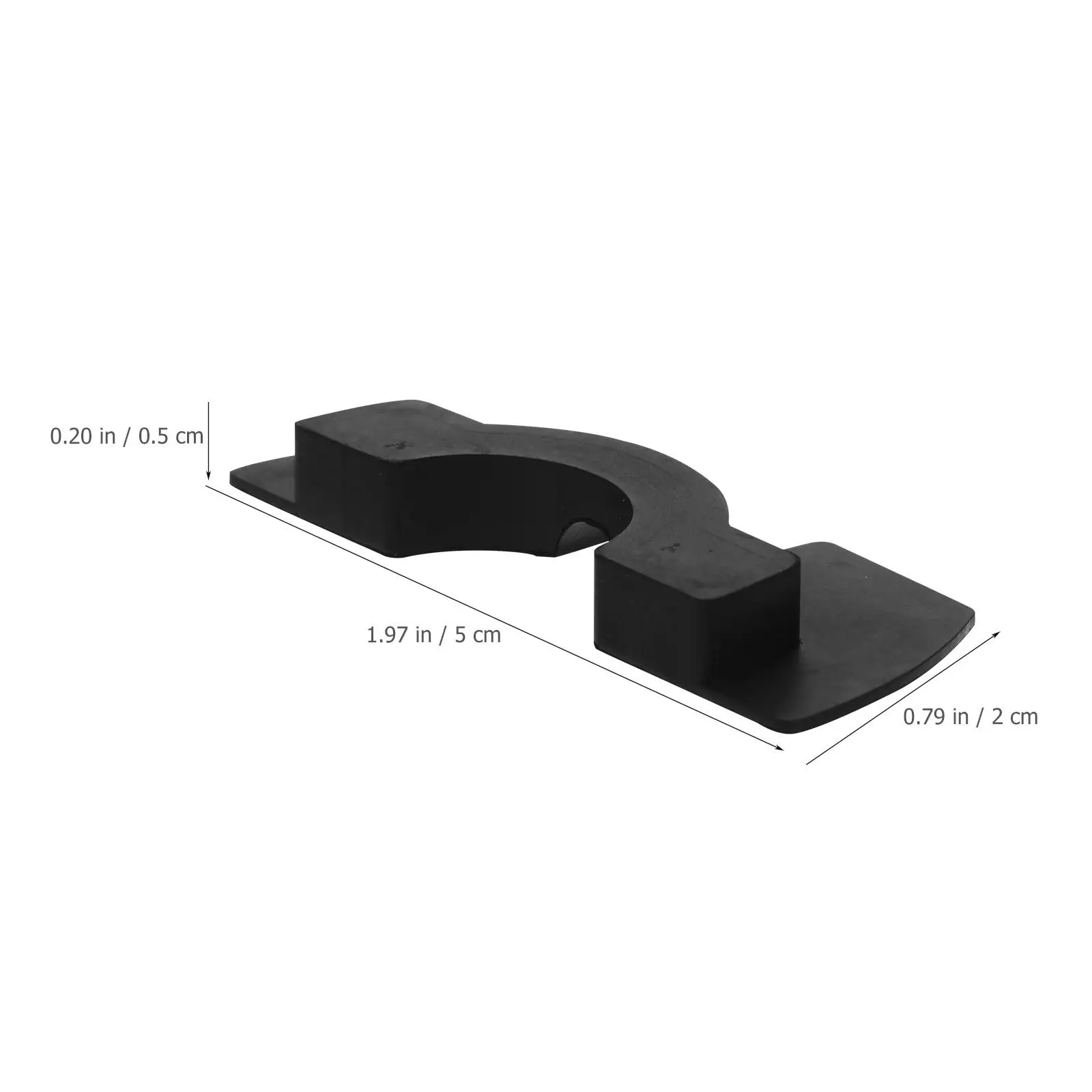 Tapis d'amortissement des vibrations en caoutchouc noir pour Scooter électrique, 06mm, pièces de rechange, Solution de stockage facile pour les déplacements