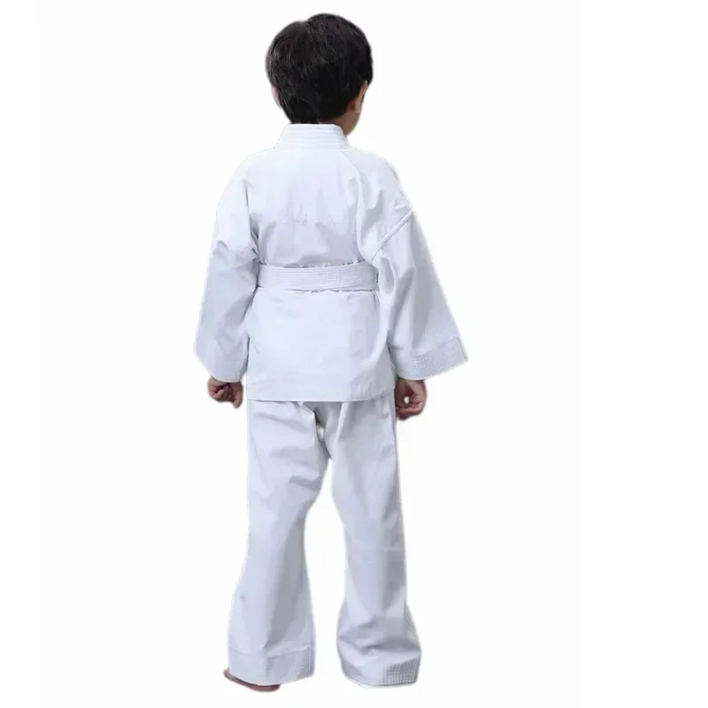 10 OZ Karate Uniform for Kids and Adult, Lightweight Karate Gi Student Uniform with Belt for Martial Arts Training - White