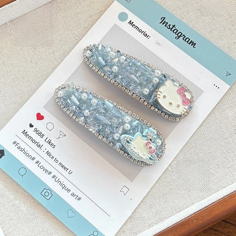 

Hello Kitty Hair Clip Cute Cartoon Exquisite High-end Temperament Bangs Side Clip Hair Clip Women Products Student Wholesale