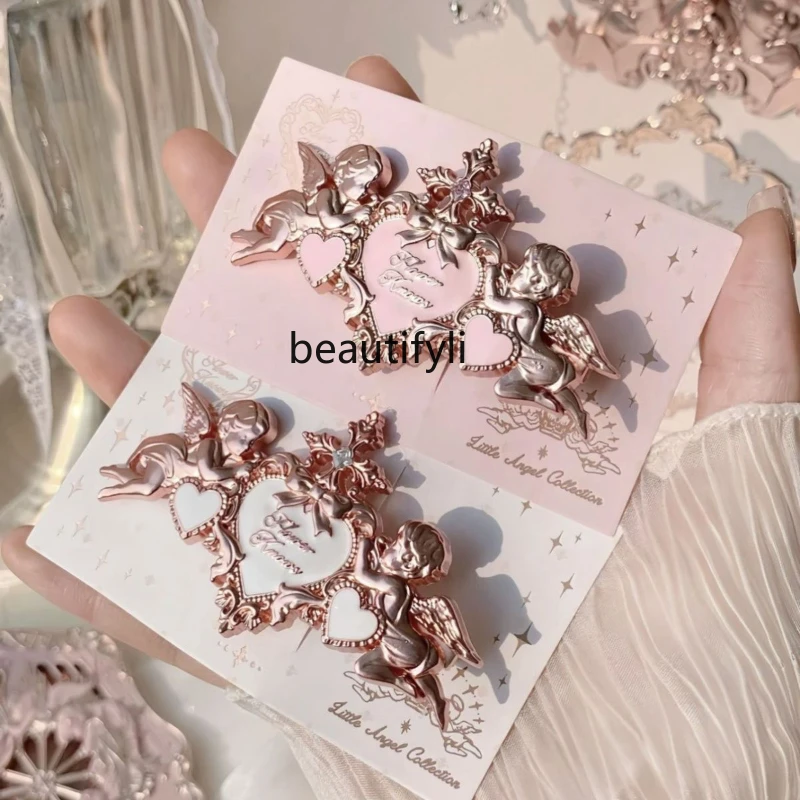 

Flowers know, cute high-value hairpin princess style sweet hair accessories duck bill clip