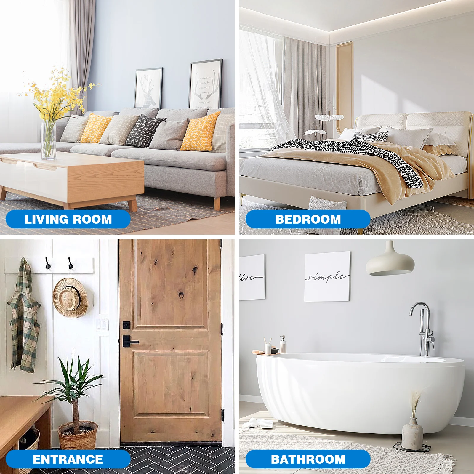 

5pcs Horseshoe Design Lampshade Plastic Hanging Shade Cover For Table Floor Desk Bedside Lamp Durable Replacement Accessory