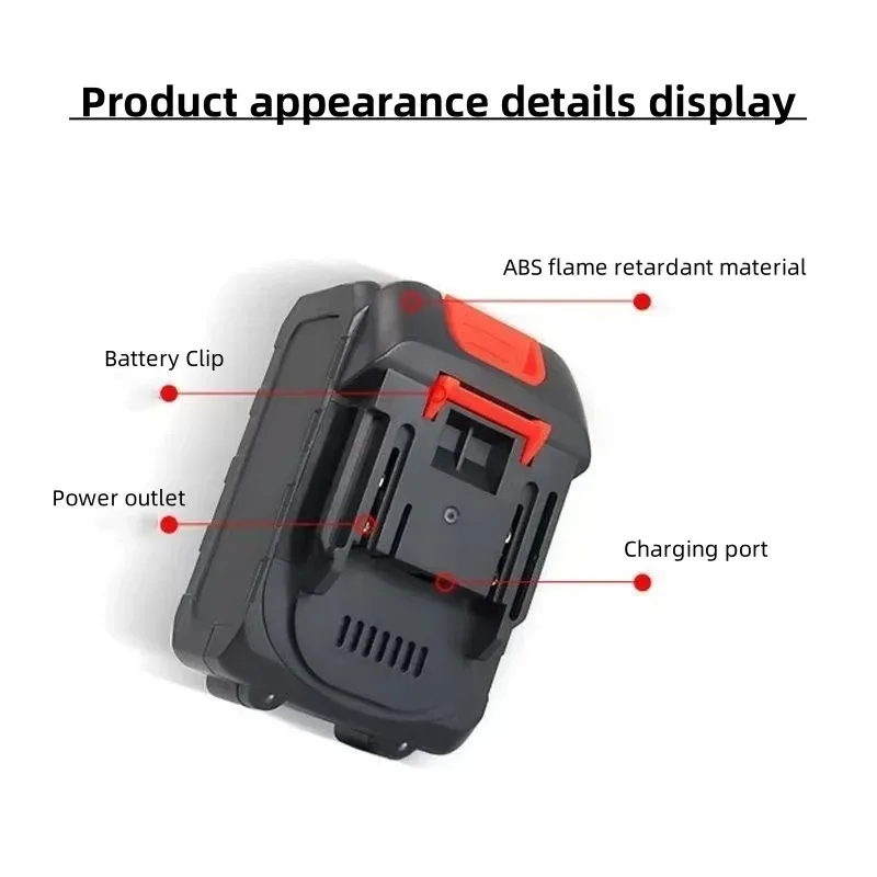 Batería de iones de litio recargable de 18V-21V MAX, alto rendimiento, larga duración, 12000mAh, carga rápida, Compatible con Makita