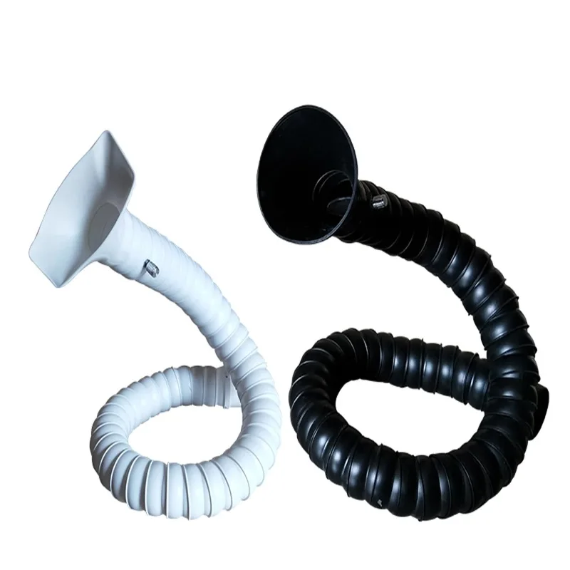 Flexible Smoke Exhaust Ventilator Pipe Positioning Bamboo Tube Suction Air Collector Hood Industrial Extraction System