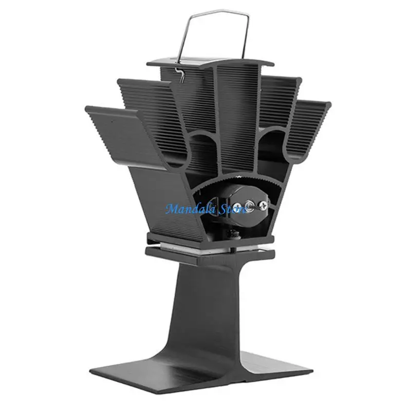 

U2JC Quiet Heat Powered Stove Eco-friendly on Chimney for Wood Log for Burner Fireplace Eco-friendly on Chimney for Wood Log