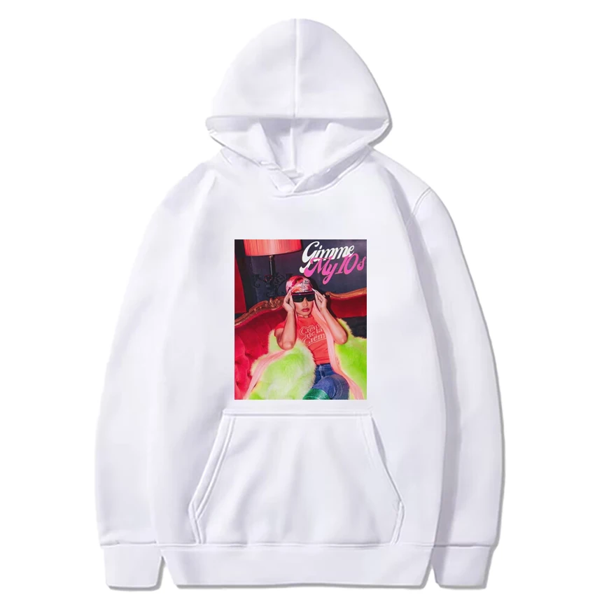 Hip Hop Nicki Minaj Tour 2024 Fashion Graphics Hoodie Unisex Casual Fleece Long sleeve streetwear Men Women Oversized Sweatshirt