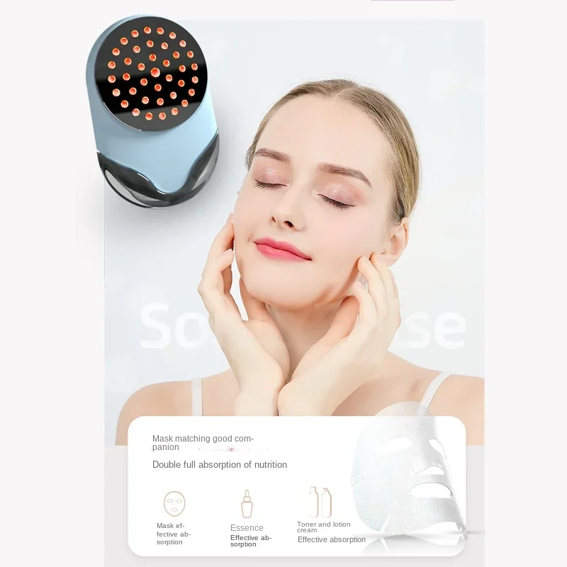 Free Shipping Electric Facial Cleansing Instrument Pore Cleaning Face Wash Silicone Gel Cleansing System Photon Skin