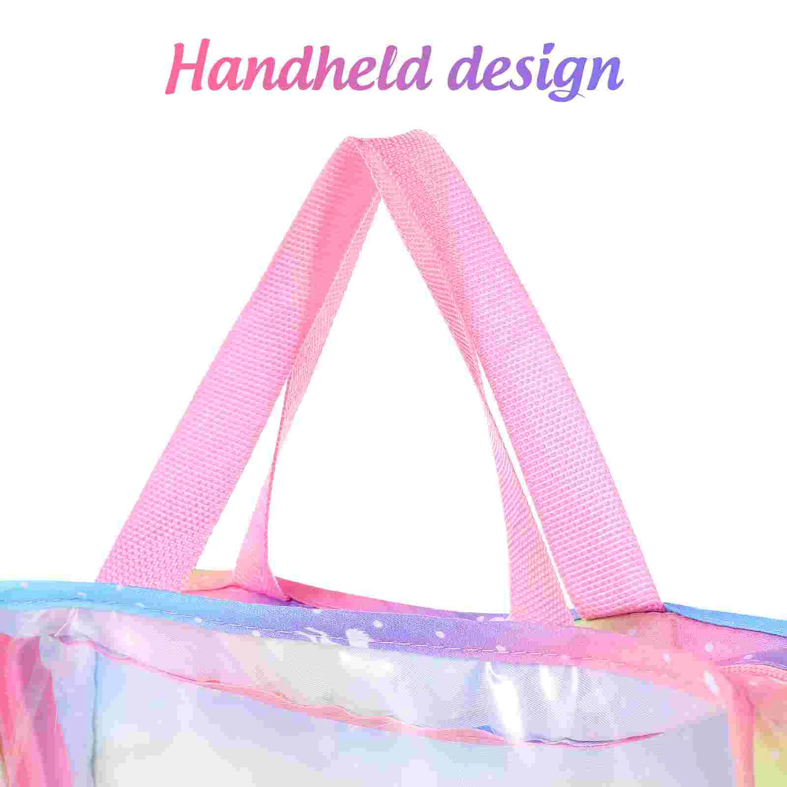 Bolso de mano para niña, bolso rosa de dibujos animados, bolsa de almacenamiento Kawaii, accesorio de ropa, bolsas de juguetes para niñas pequeñas