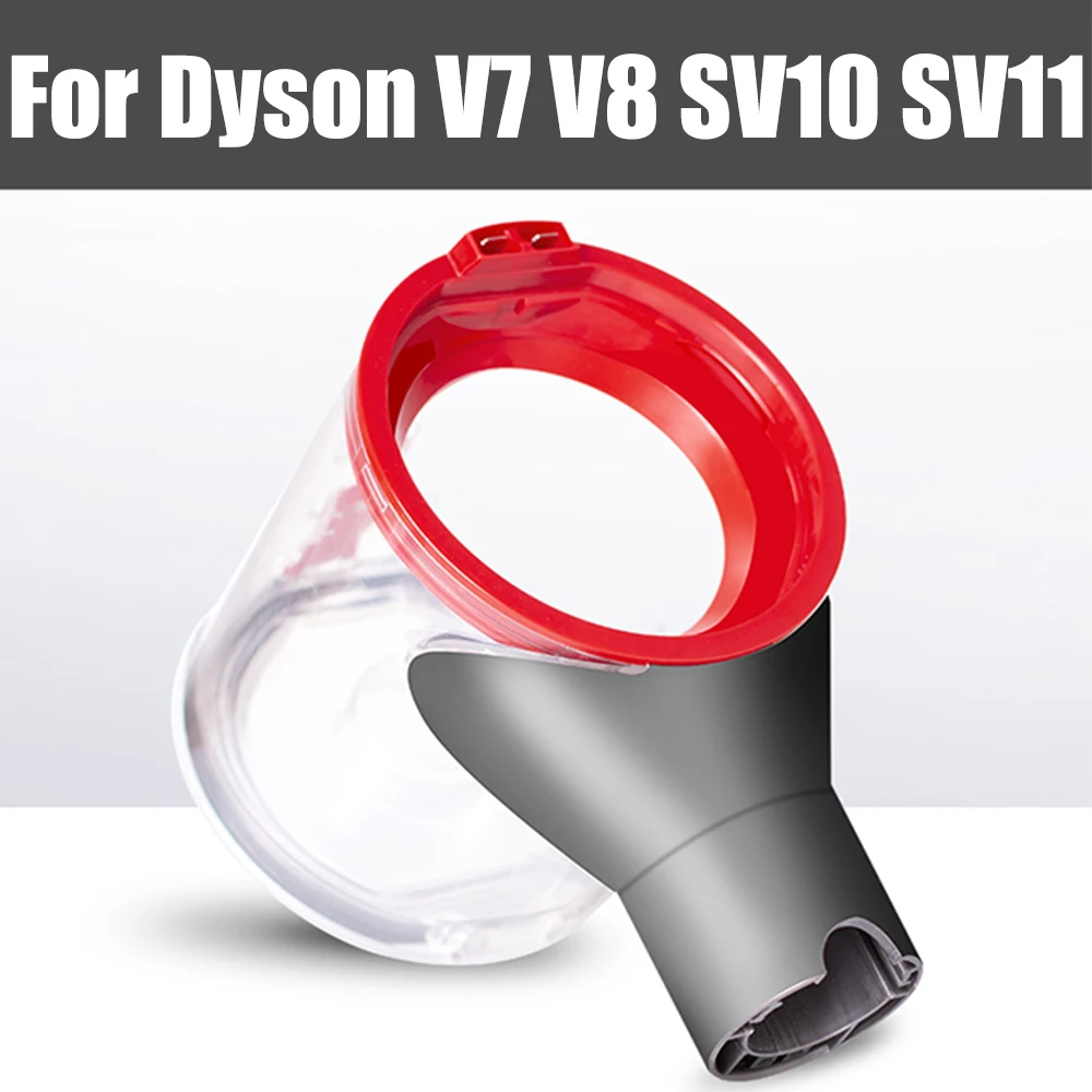 Aspiradora inalámbrica de mano, cubo de polvo, cubo de basura para Dyson V7 V8 SV10 SV11, accesorios de repuesto