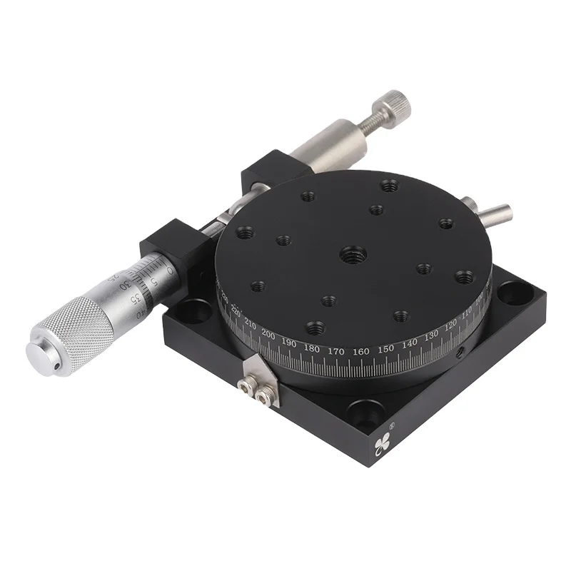 C&K 360 Degree 60mm Rotary Stage Manual Rotation Platform Positioning Translat Stage For Optical Instrument Table