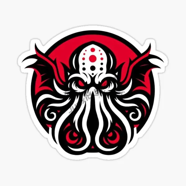 Cthulhu Great Old Ones Octopus Creative PVC Accessories Sticker for Decorate Wall Car Motorcycle Off-road Helmet Bumper Decal