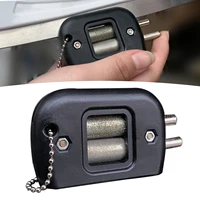 Afilador de cuchillas de borde de patín de hielo de mano, herramienta de piedra de afilar para patines de Hockey sobre hielo, hoja de patinaje artístico